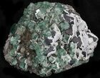 Rogerley Fluorite, Galena & Druzy Quartz, England #32395-3